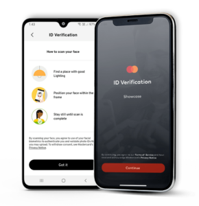 Mastercard ID Verification app designed by iGeekTeam